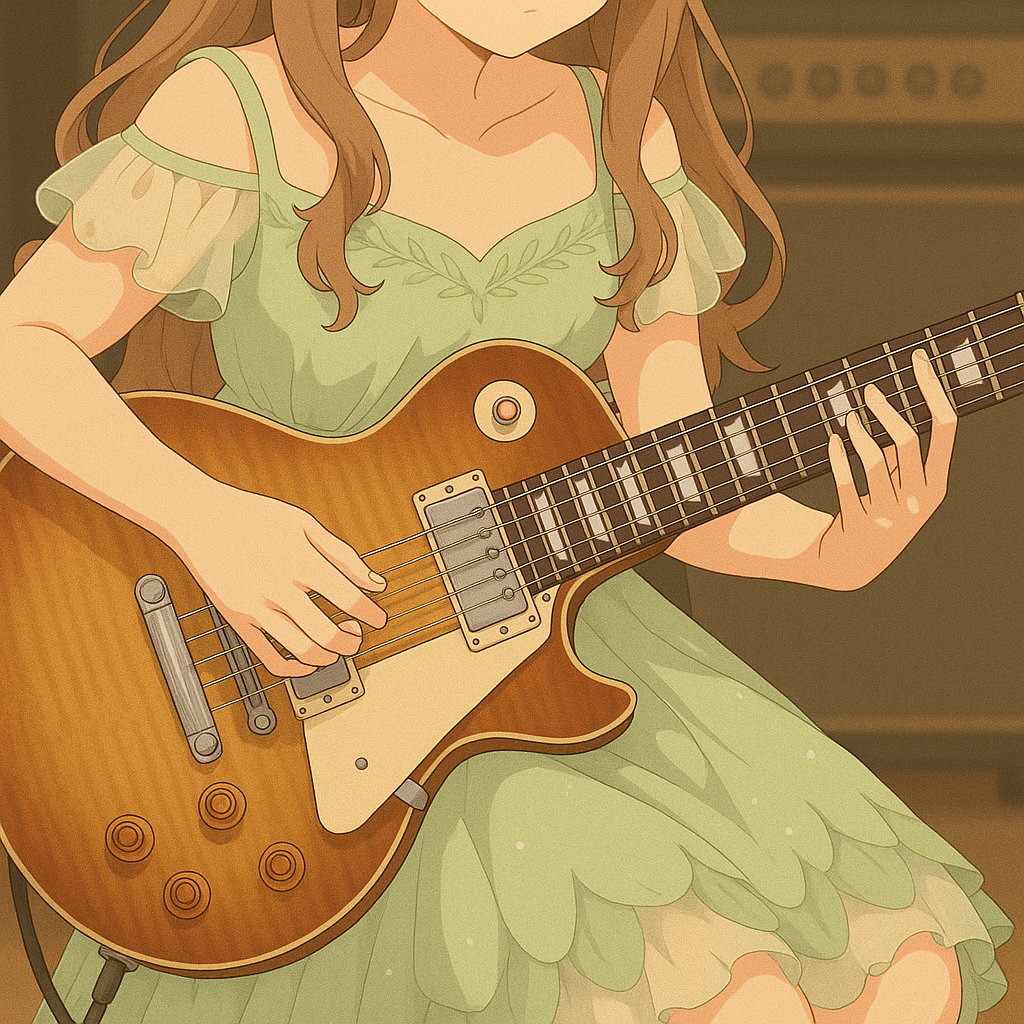 Guitar with Hand