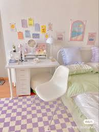A pastel aesthetic room
